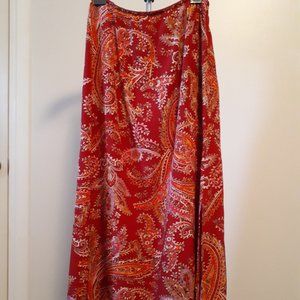 Eddie Bauer Silk Skirt Size 14